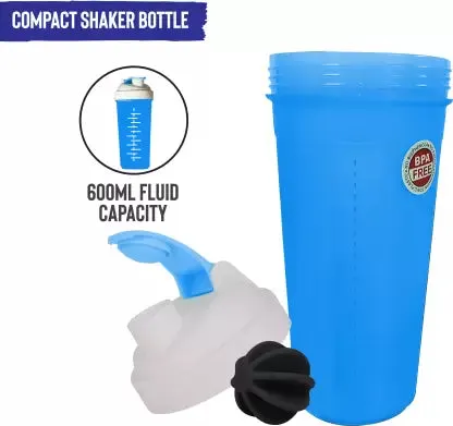 BIONFIT Leak-Proof Protein Shake Bottle - (700ml) Shaker Gym Bottle
