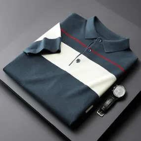 Mingle Knitted Slim Fit Casual Polo Shirts