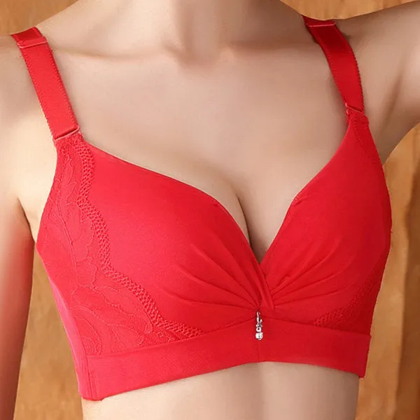 Plunge Wireless Print Adjustable Soft Bras
