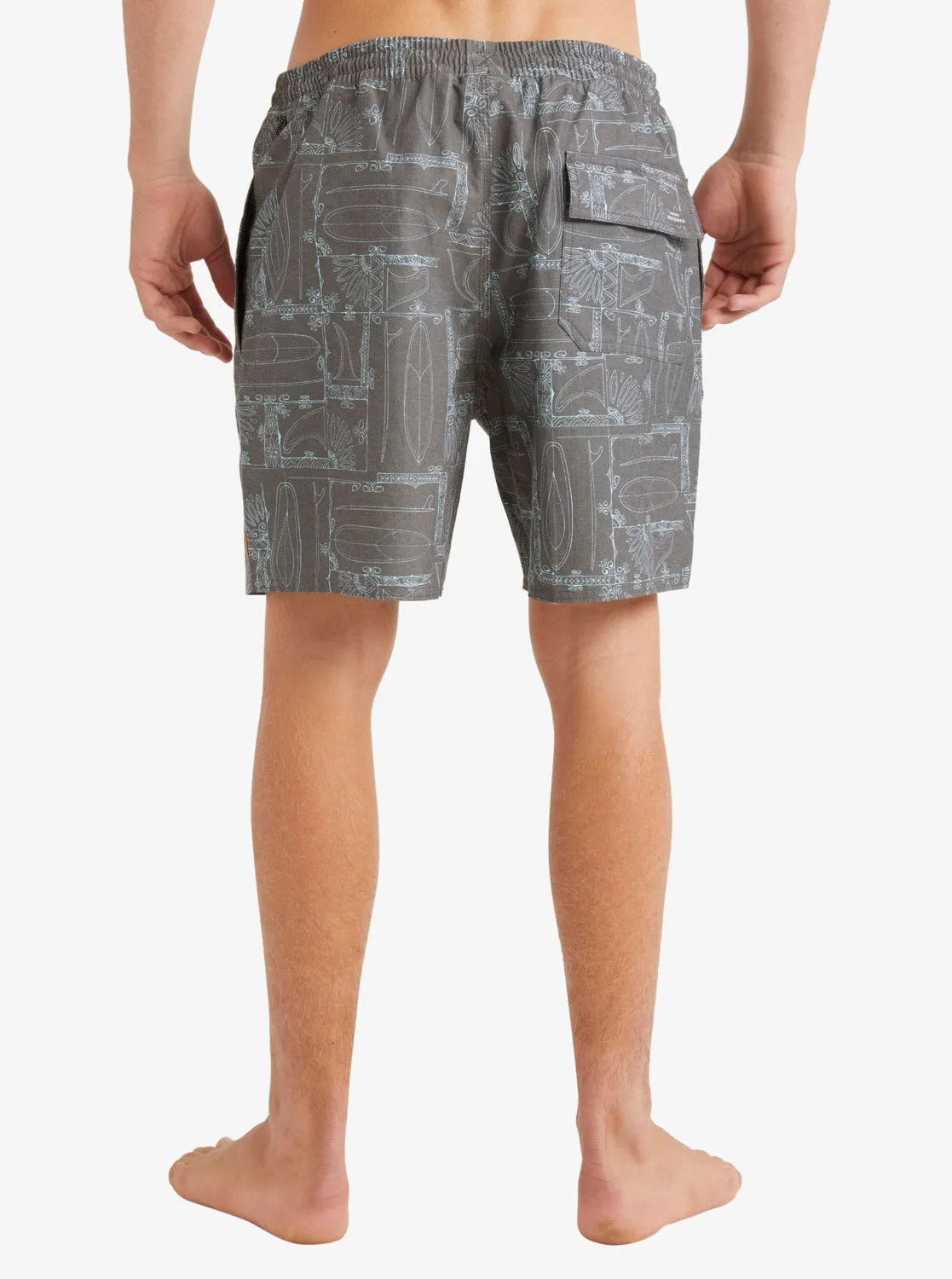 Quiksilver Waterman Longboard Volley 17" Elastic Waist Shorts