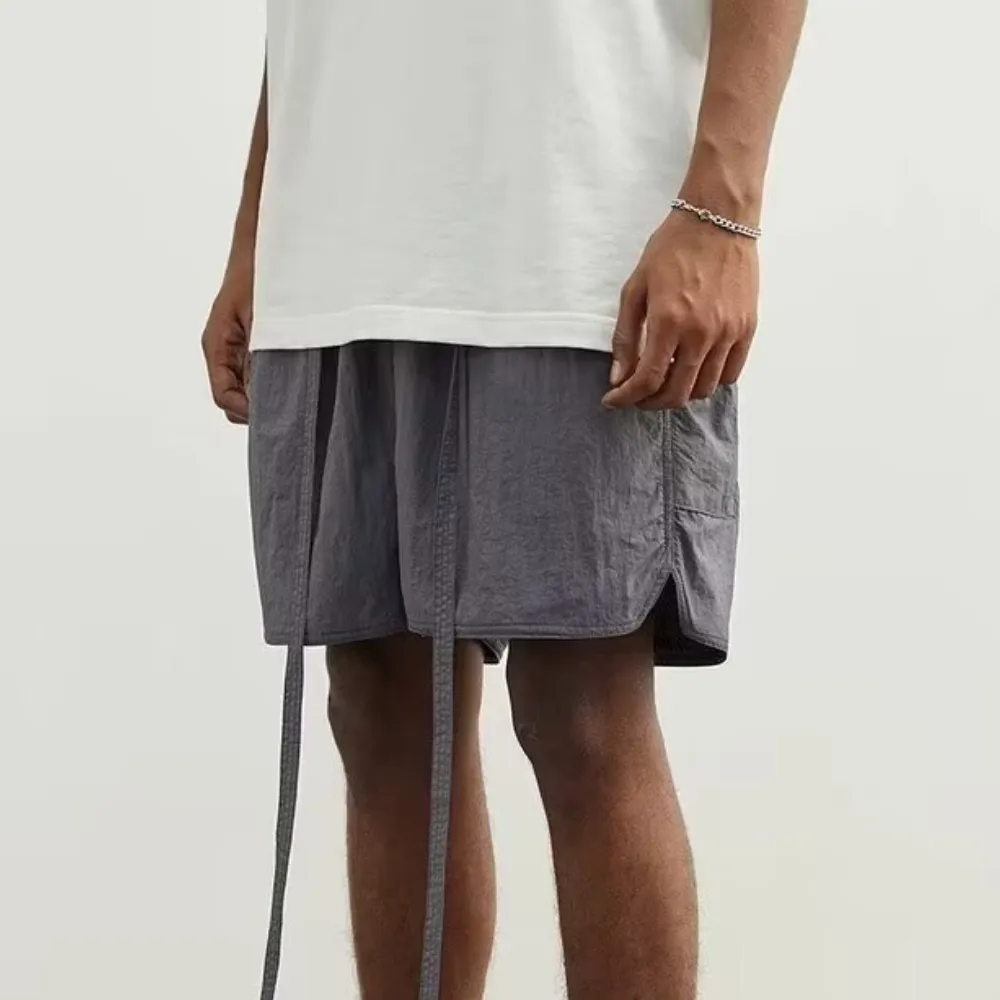 Solid Color Breathable Shorts