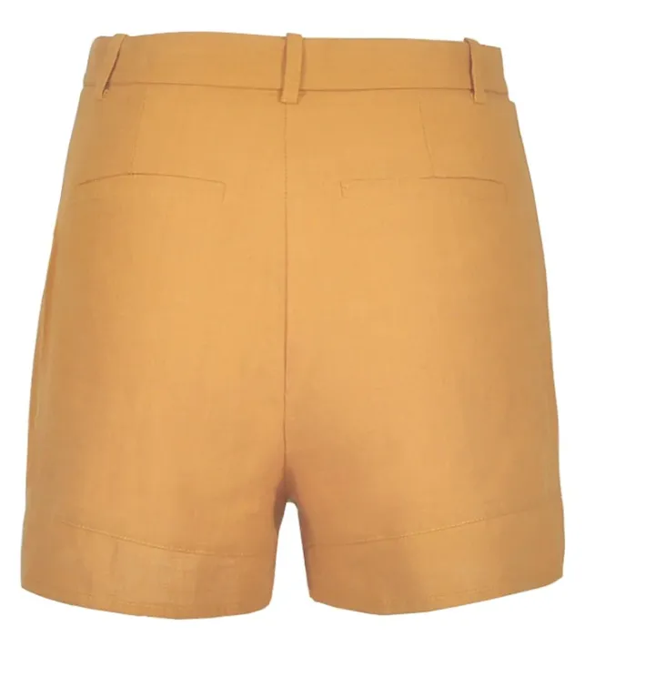 Women's Summer Shorts With Waist Belt